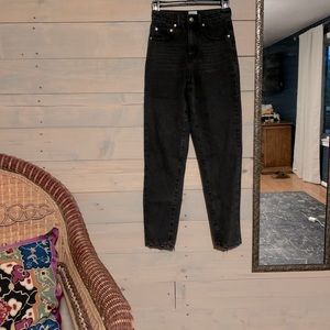 NWT Princess Polly High Waisted Jeans in Black.